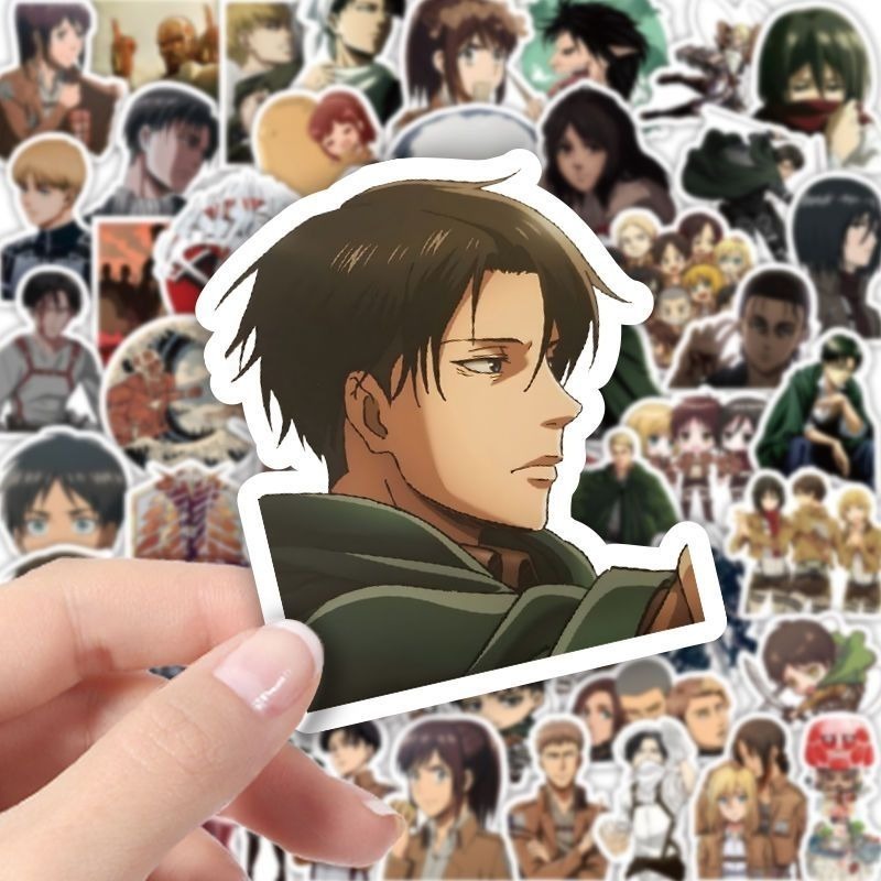 60Pcs Attack on Titan Anime St - Sticker Luggage Decorative review and price