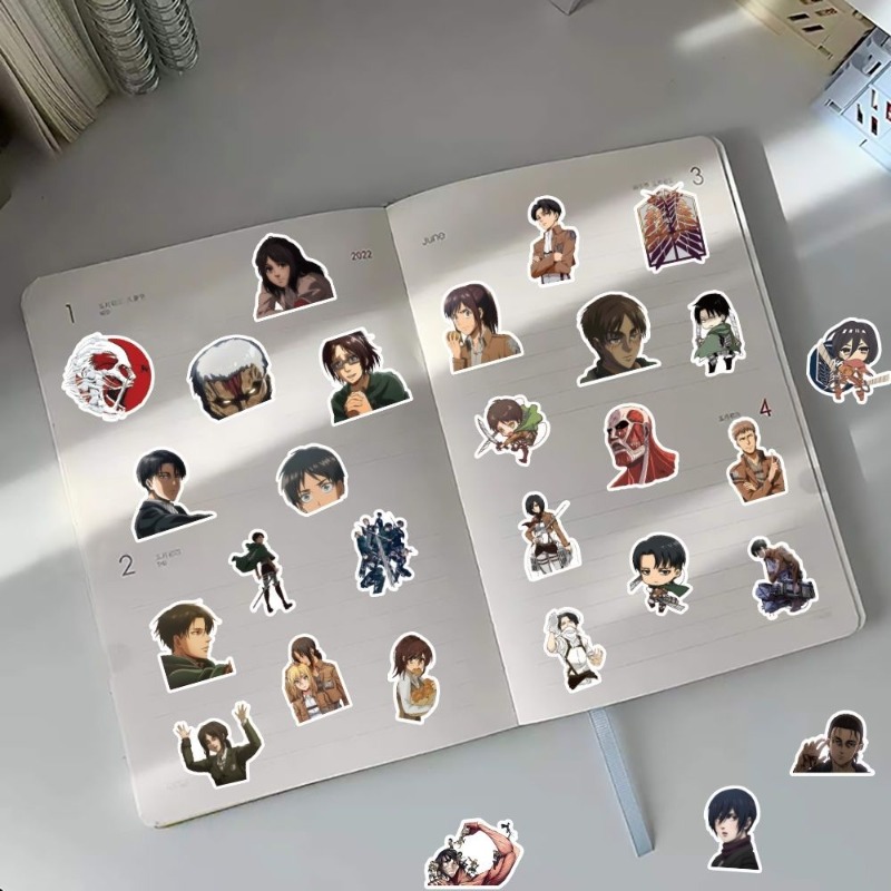 60Pcs Attack on Titan Anime St - Sticker Luggage Decorative review and price