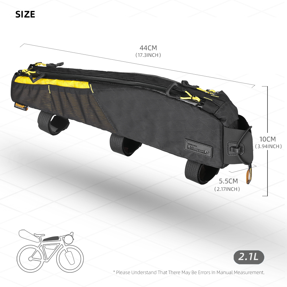 Rhinowalk Bicycle Top Tube Bag - Travel Accessories Youtube review and price