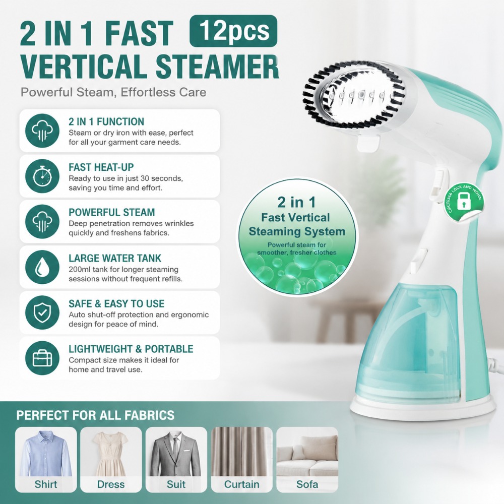 1500W Handheld Garment Steamer - Portable Steamer Clothes review and price