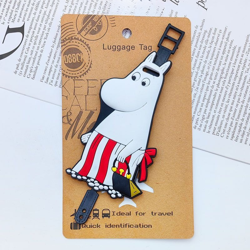 New Moomin luggage tag pendant - Travel Accessories Unique review and price