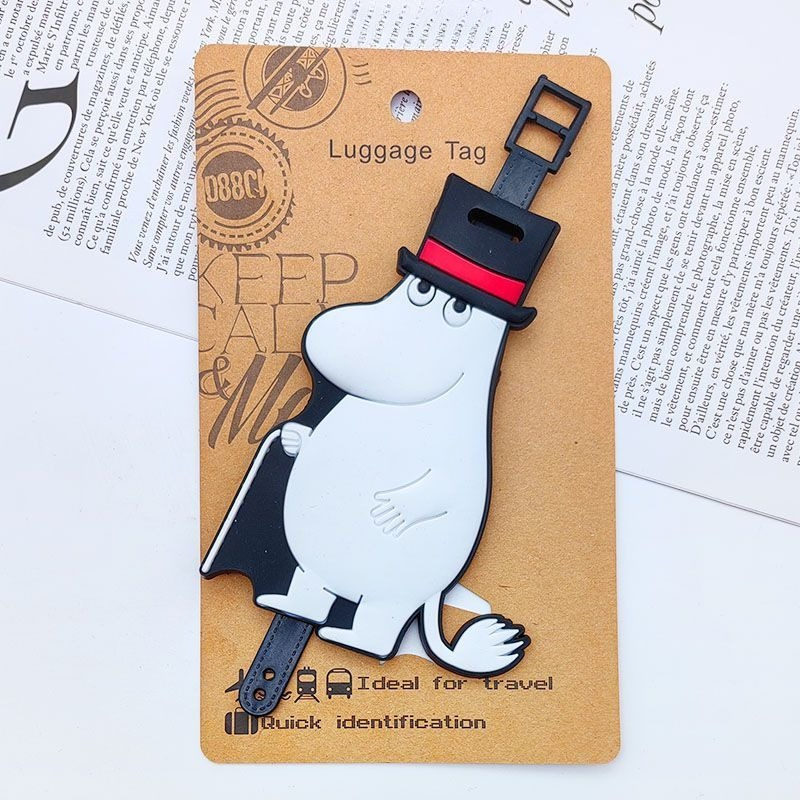 New Moomin luggage tag pendant - Travel Accessories Unique review and price