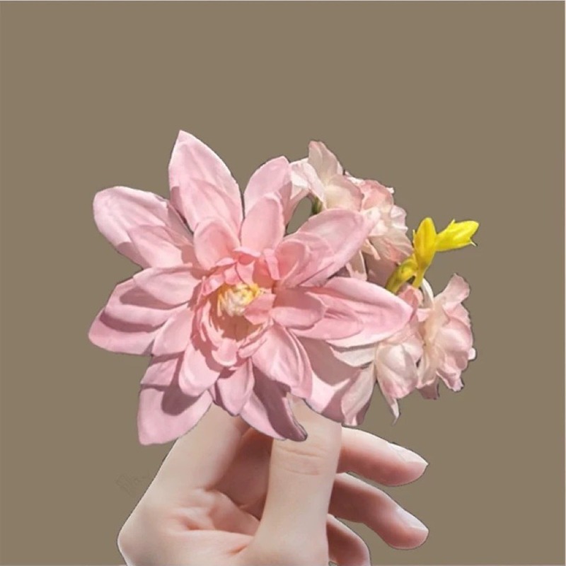 Pink Blue Flower Hair Clip New - Travel Accessories Bunnings review and price
