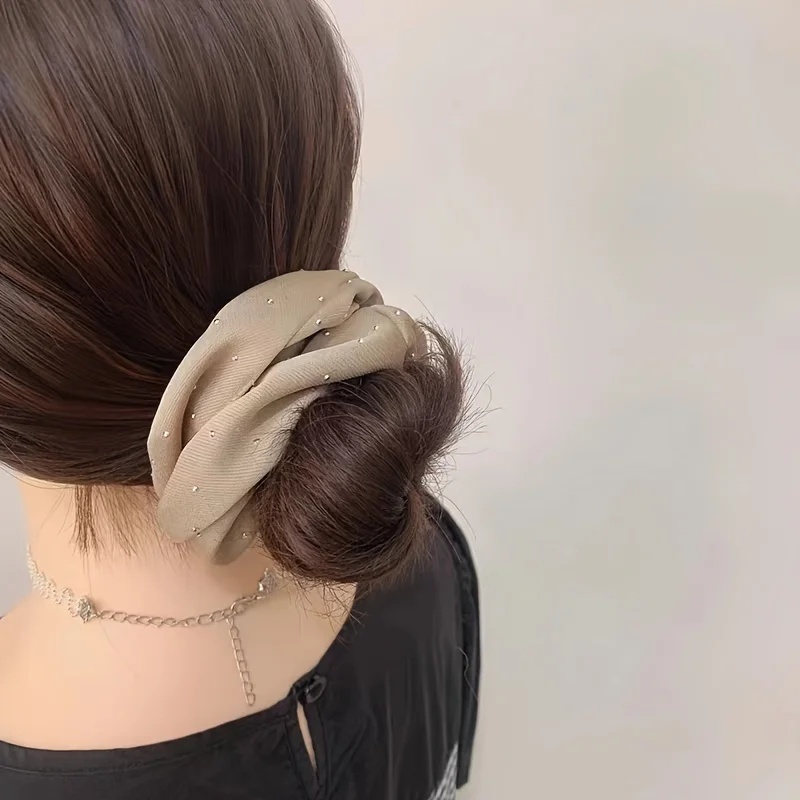 1/3PCS Satin Scrunchies With R - Travel Accessories Aesthetic review and price