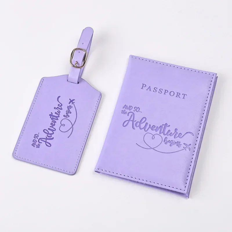 New Purple PU Leather Passport - Travel.Accessories News review and price