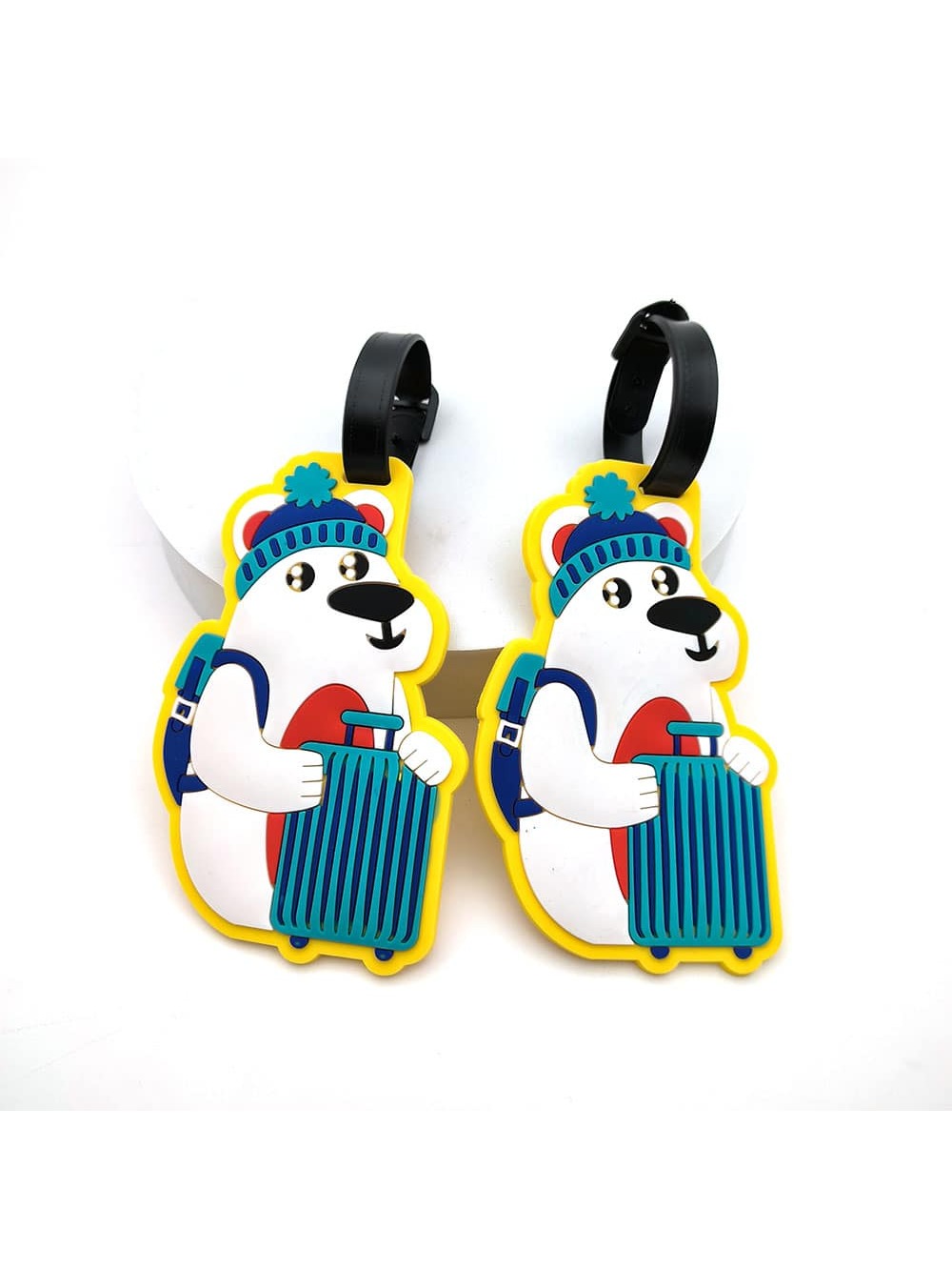 1PCS Geometric Soft Silicone L - Travel Accessories Name review and price