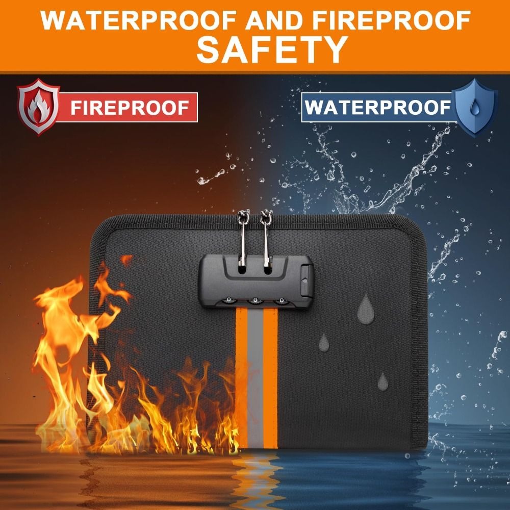 Fireproof Money Bag with Combi - Travel Ziplock Bags review and price