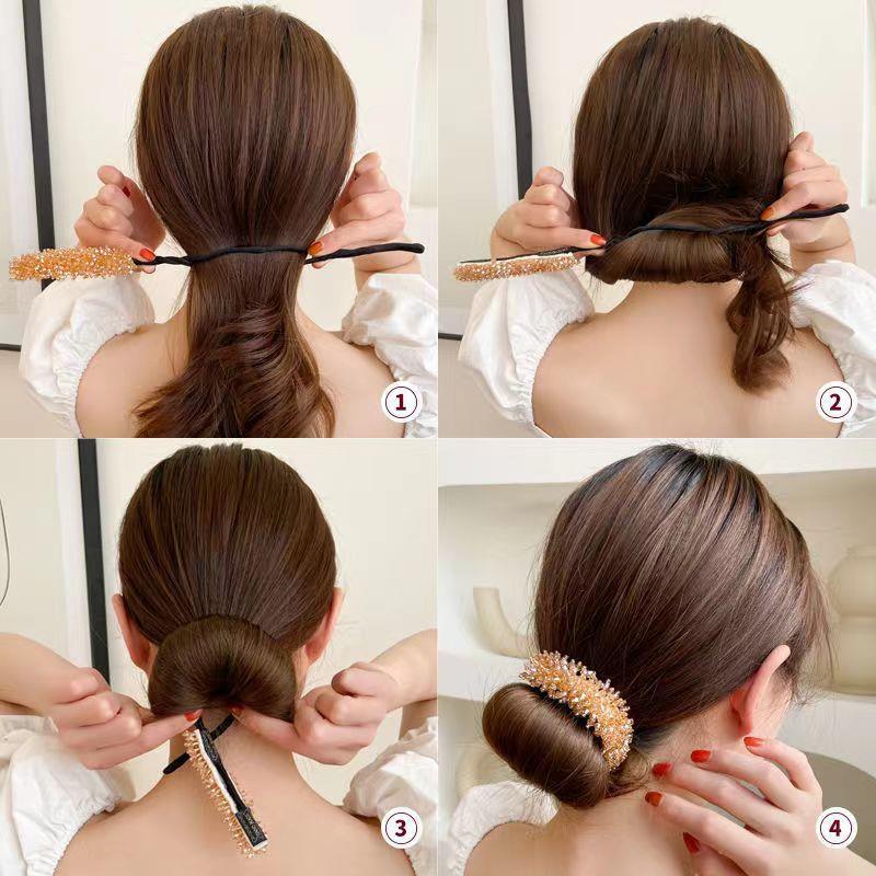 7pcs Crystal Hair Bun Maker Tw - Travel Accessories Bunnings review and price
