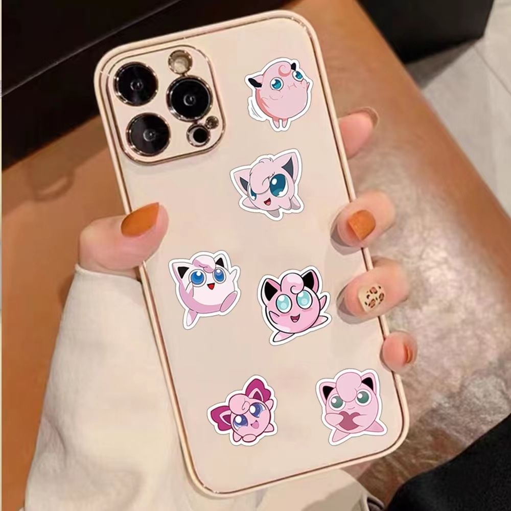 Pokémon 50 Cute Jigglypuff Sti - Sticker Luggage Decorative review and price
