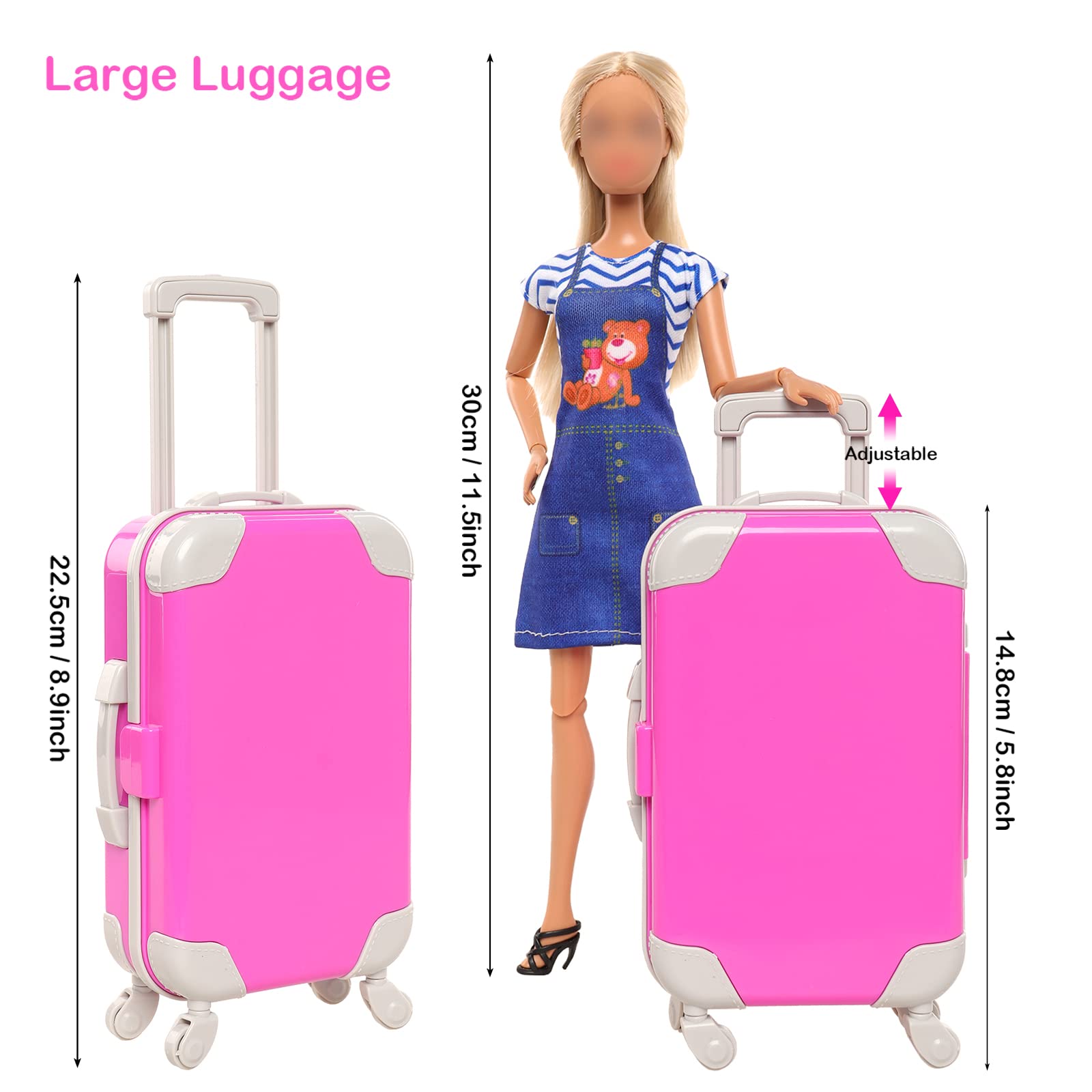 BARWA 30 Pcs 11.5 lnch Travel  - Travel Accessories Europe review and price