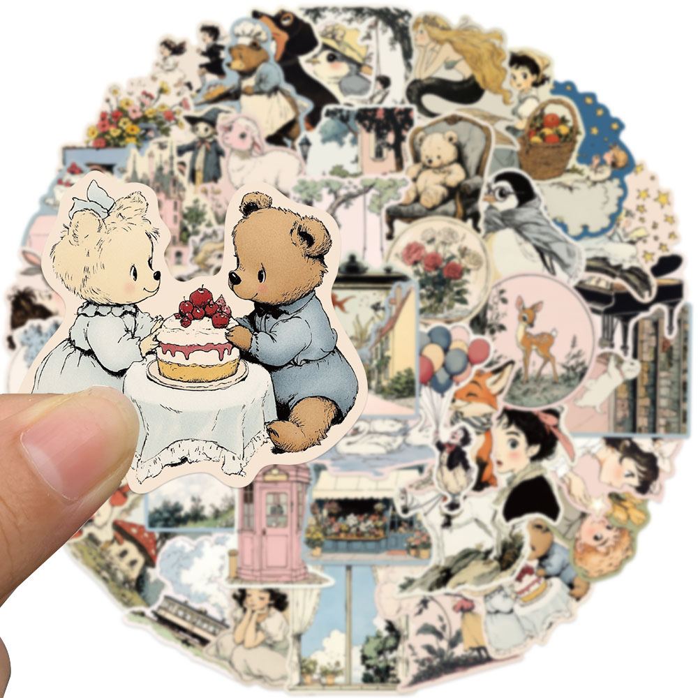 50pcs Comic World Sticker Cart - Sticker Luggage Decorative review and price