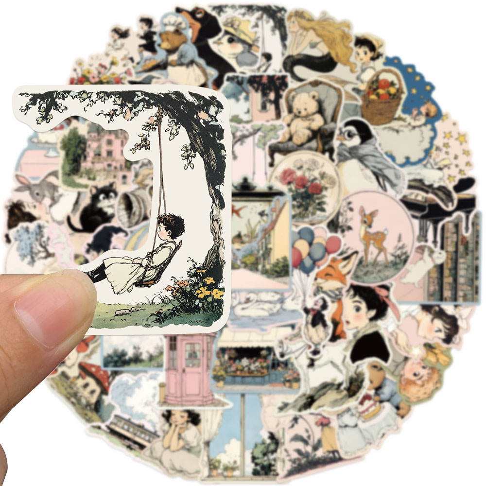 50pcs Comic World Sticker Cart - Sticker Luggage Decorative review and price