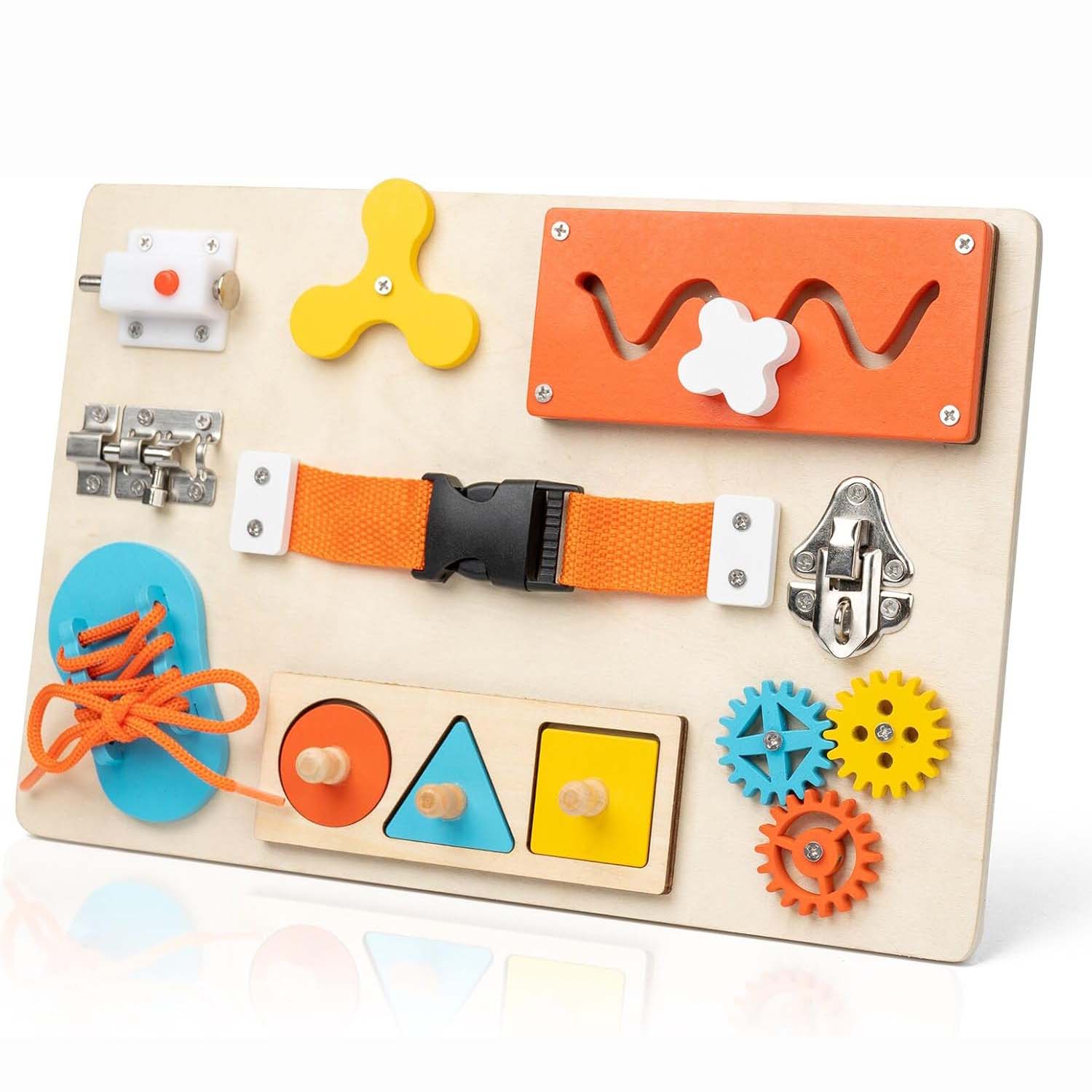 Montessori Busy Board for Todd - Travel Accessories For Toddlers review and price
