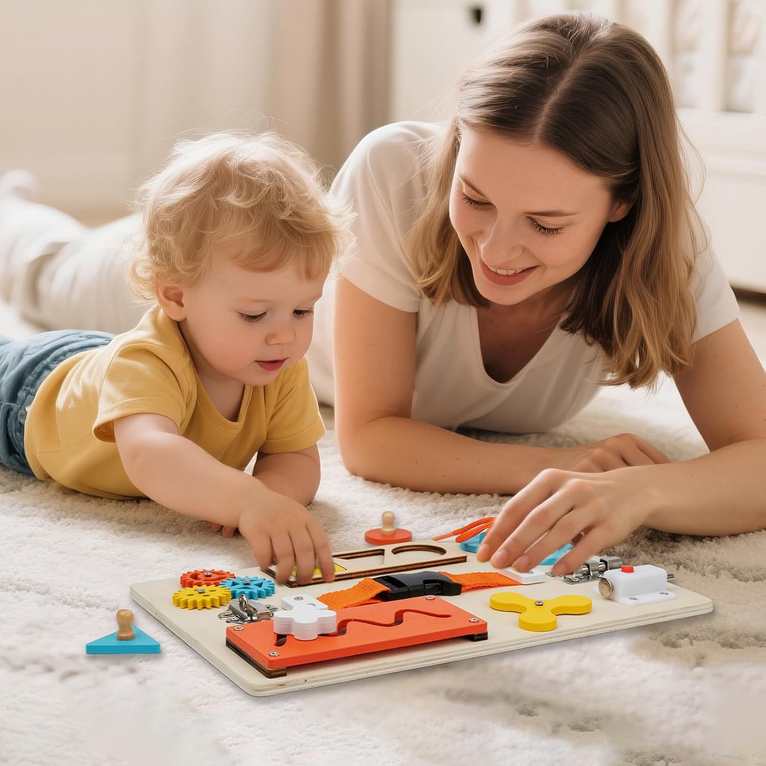 Montessori Busy Board for Todd - Travel Accessories For Toddlers review and price