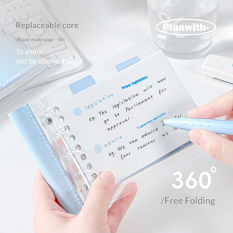 Planwith Mini B7 Loose Leaf No - Travel Notebook Journal review and price