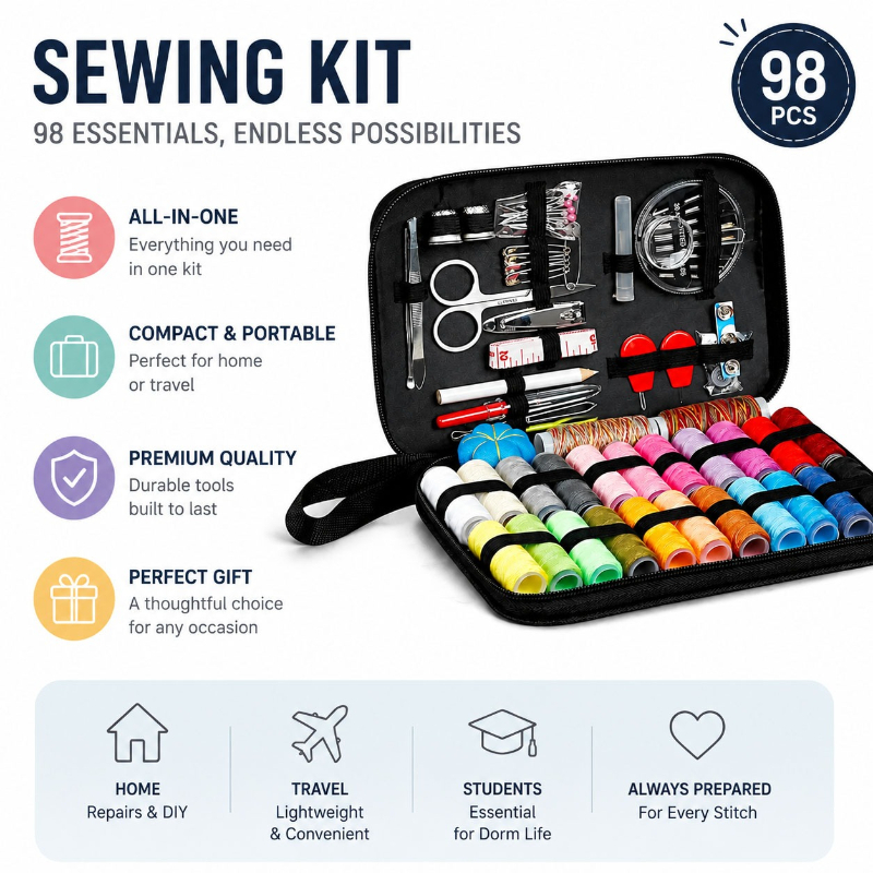 68/98PCS Sewing Accessories To - Travel Accessories Kit review and price