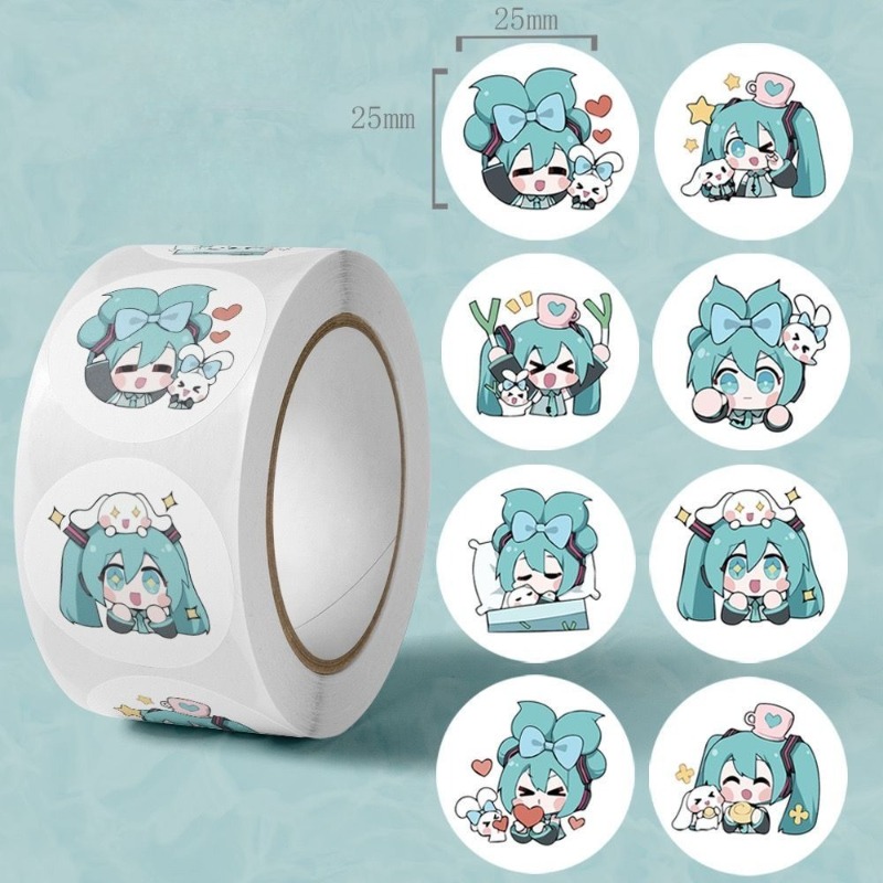 Ins Aesthetic Cute Hatsune Mik - Sticker Luggage Decorative review and price