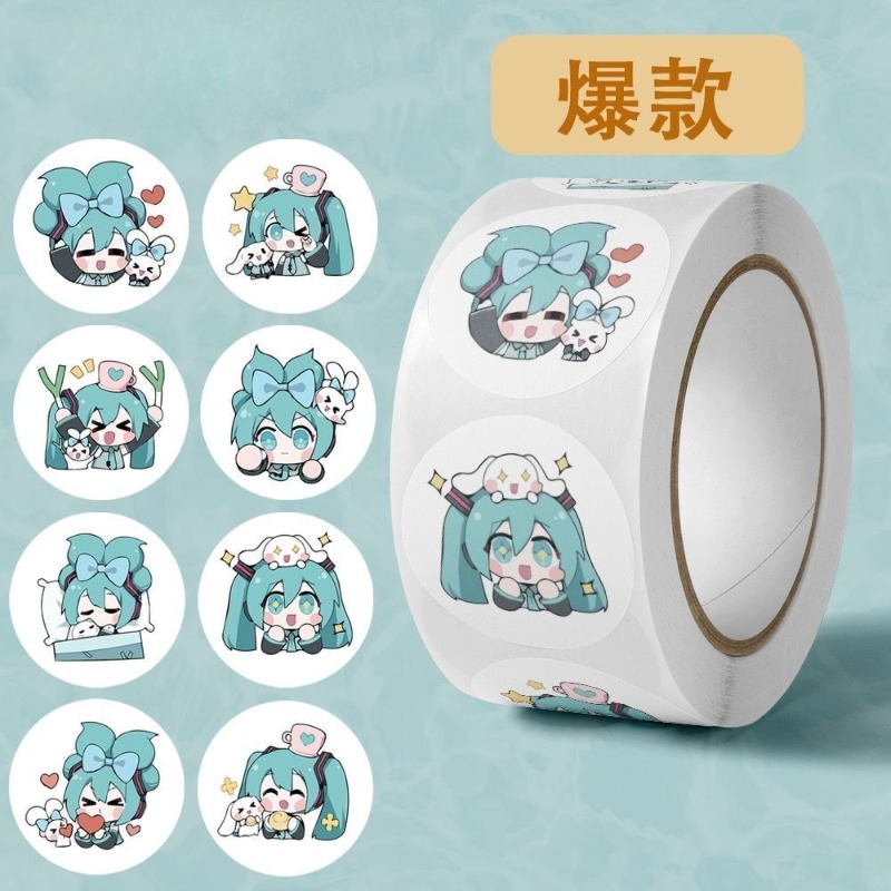Ins Aesthetic Cute Hatsune Mik - Sticker Luggage Decorative review and price