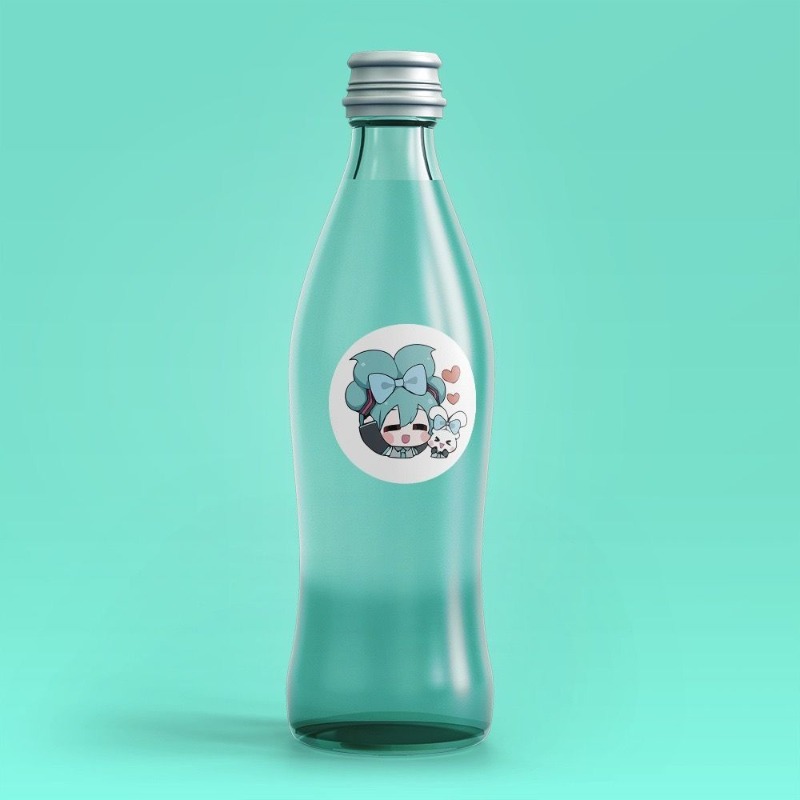 Ins Aesthetic Cute Hatsune Mik - Sticker Luggage Decorative review and price
