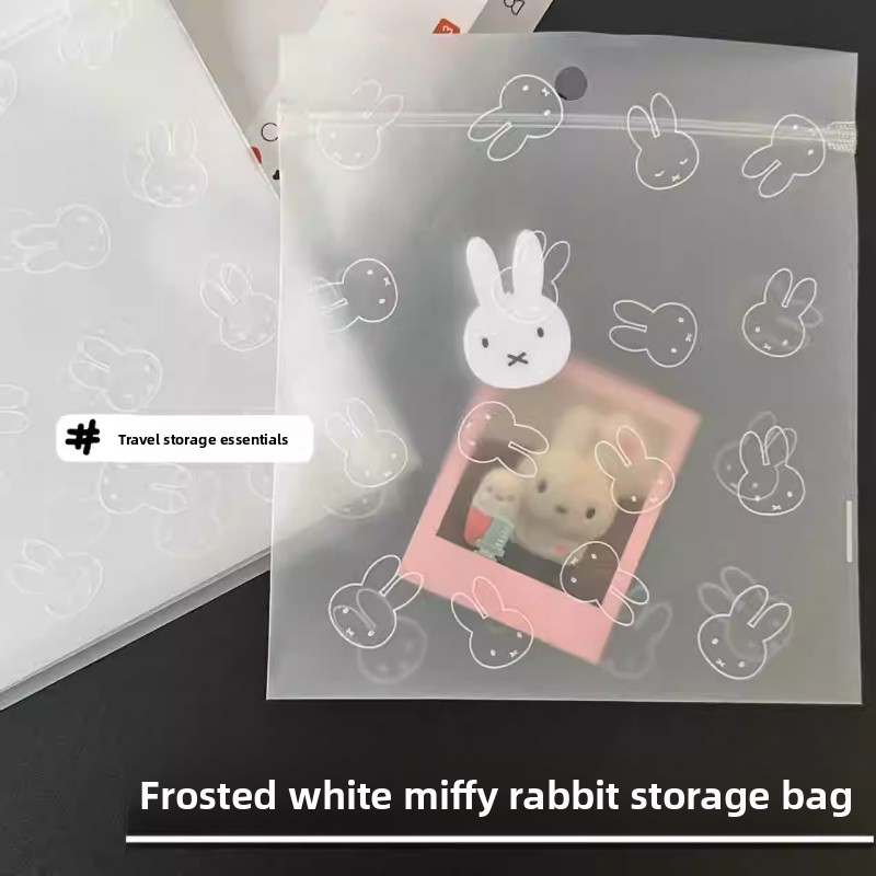 Miffy Rabbit Kawaii Anime Cart - Travel Ziplock Bags review and price