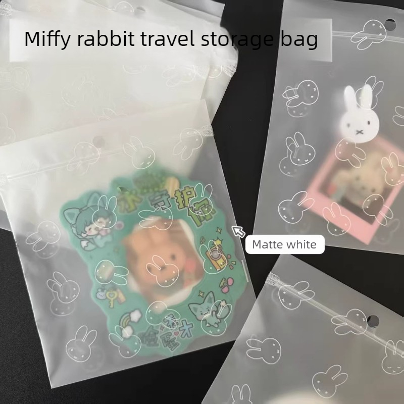 Miffy Rabbit Kawaii Anime Cart - Travel Ziplock Bags review and price