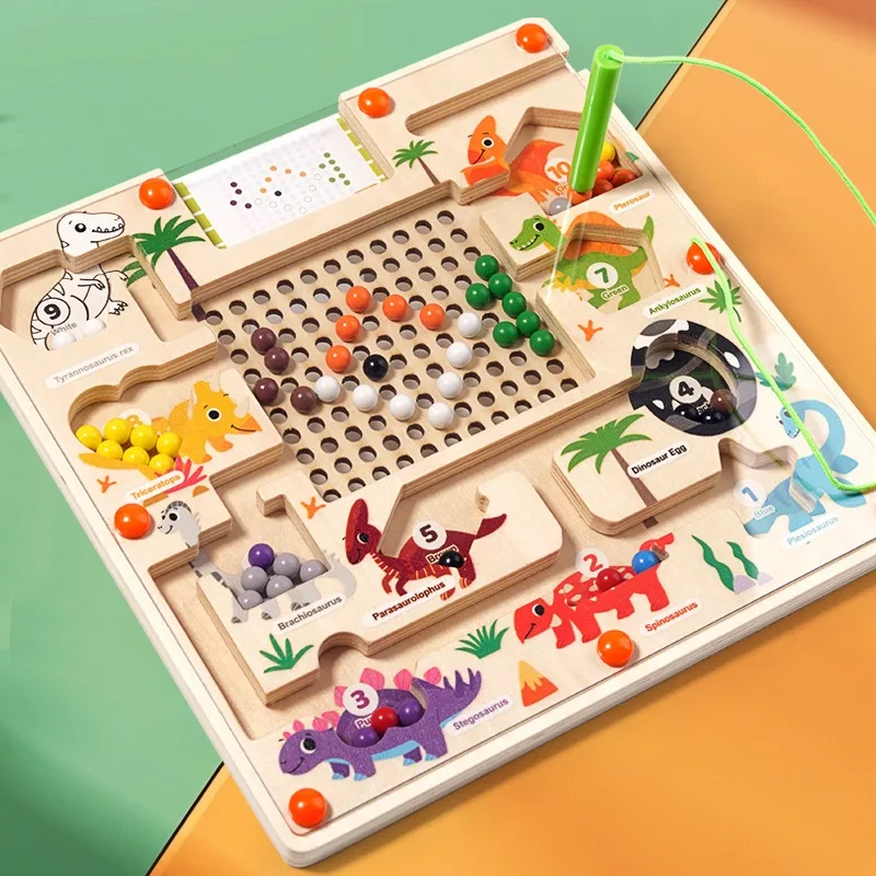 Magnetic Color and Number Maze - Travel Accessories For Toddlers review and price