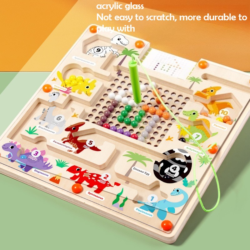 Magnetic Color and Number Maze - Travel Accessories For Toddlers review and price