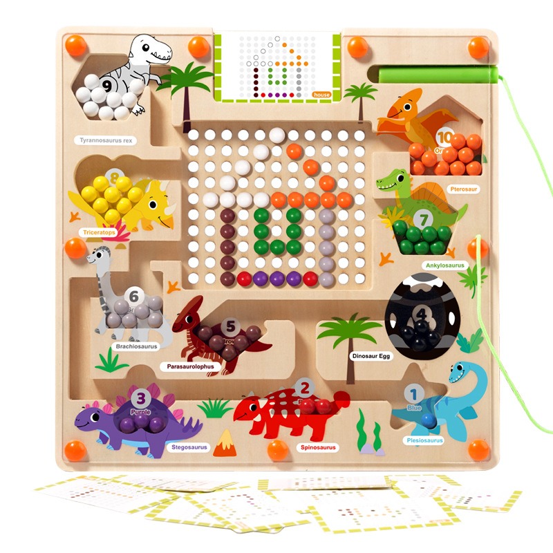 Magnetic Color and Number Maze - Travel Accessories For Toddlers review and price