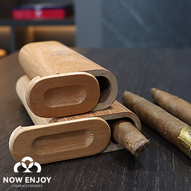 Portable Cigar Case Natural Ce - Travel Accessories Youtube review and price