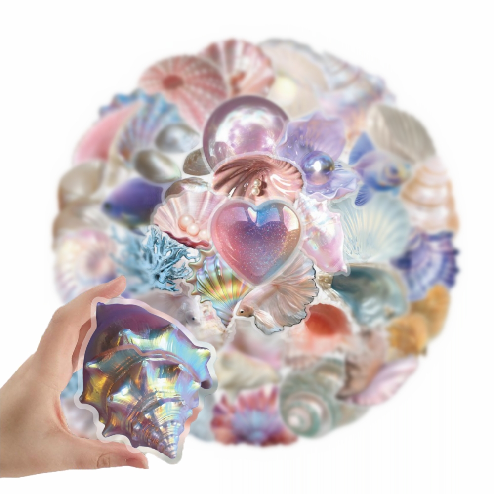 50pcs Cartoon Shell Graffiti S - Sticker Luggage Decorative review and price