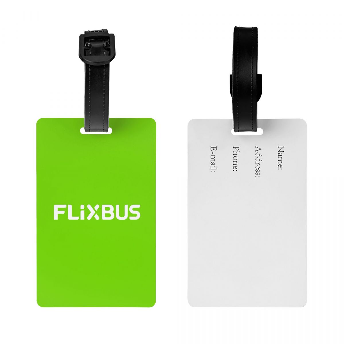 Flixbus Luggage Tags Suitcase  - Travel Accessories Name review and price
