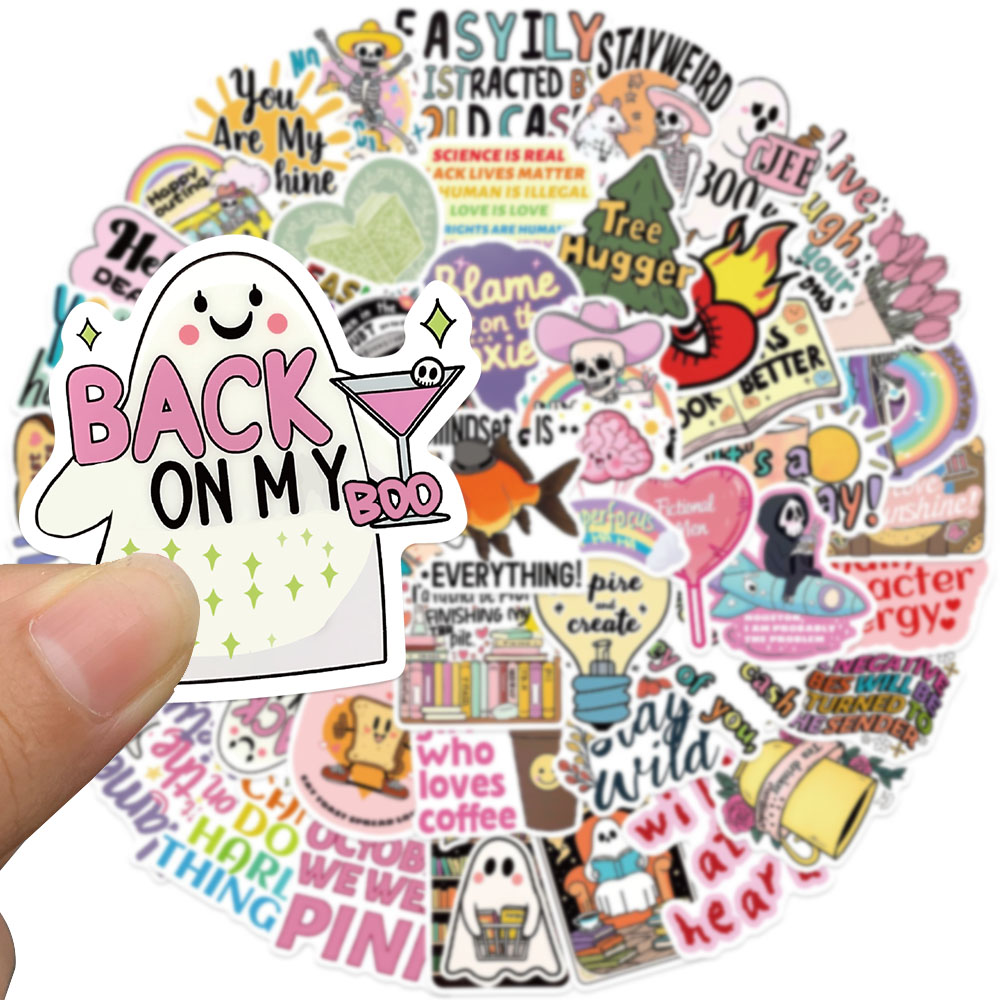 50pcs Funny Cartoon World Stic - Sticker Luggage Decorative review and price