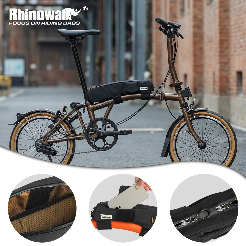 Rhinowalk Bicycle Top Tube Bag - Travel Accessories Youtube review and price