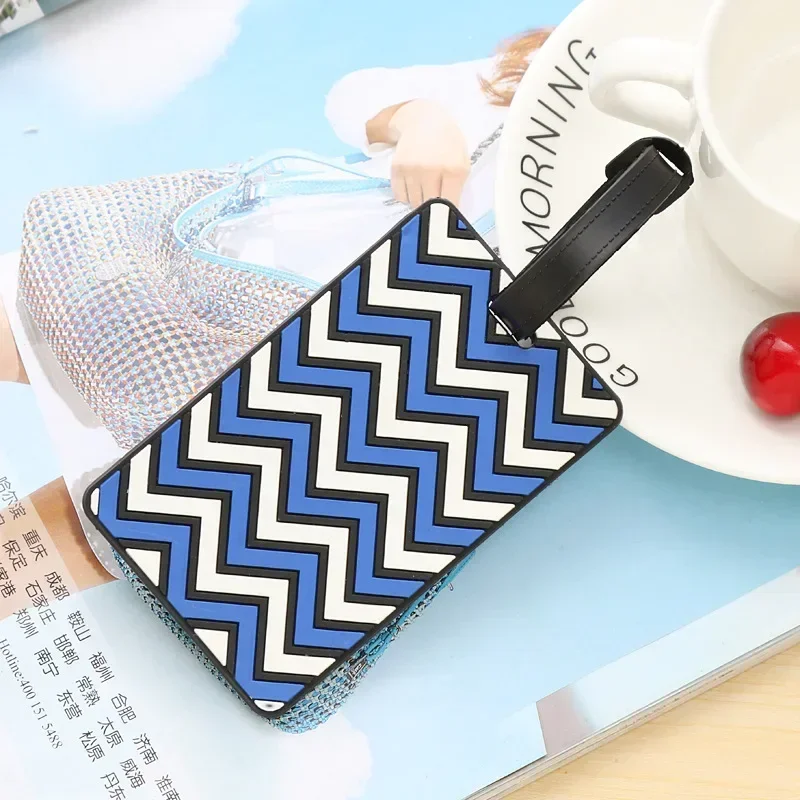 Geometric Luggage Tags for Wom - Travel Accessories Name review and price