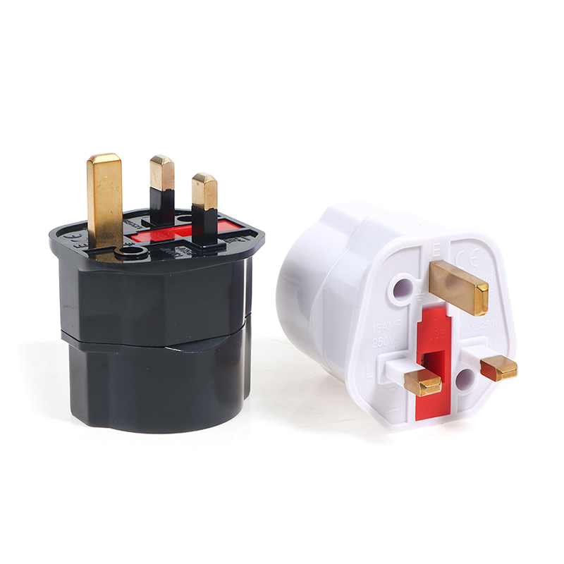 1Pc EU Euro 2 Pin To UK 3 Pin  - Travel Accessories Europe review and price