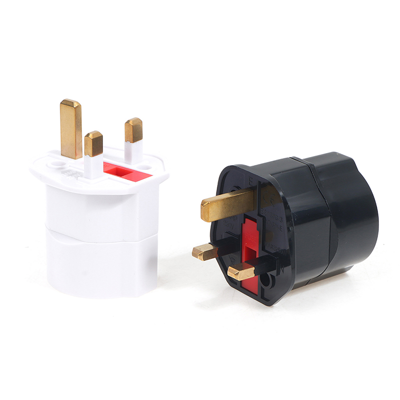 1Pc EU Euro 2 Pin To UK 3 Pin  - Travel Accessories Europe review and price
