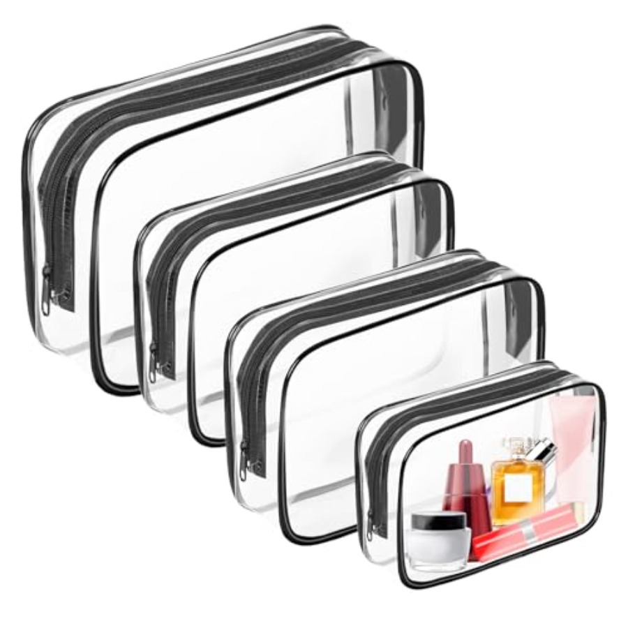 Clear Makeup Bag, Portable Tra - Toiletry Bag Tsa review and price