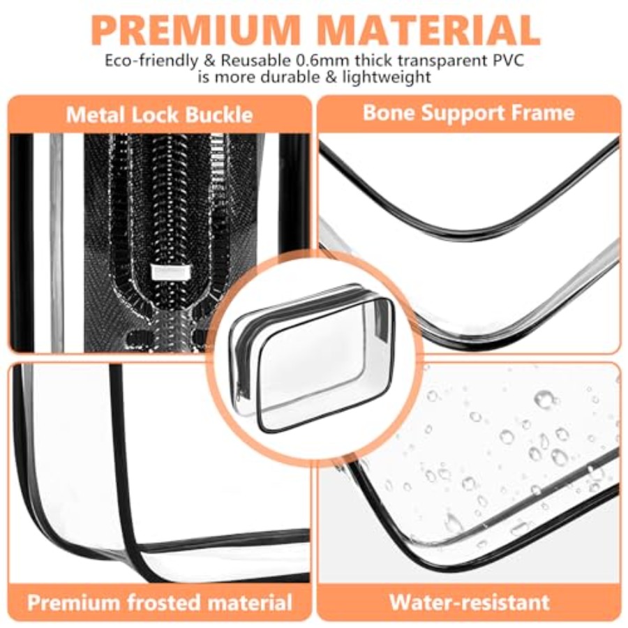 Clear Makeup Bag, Portable Tra - Toiletry Bag Tsa review and price